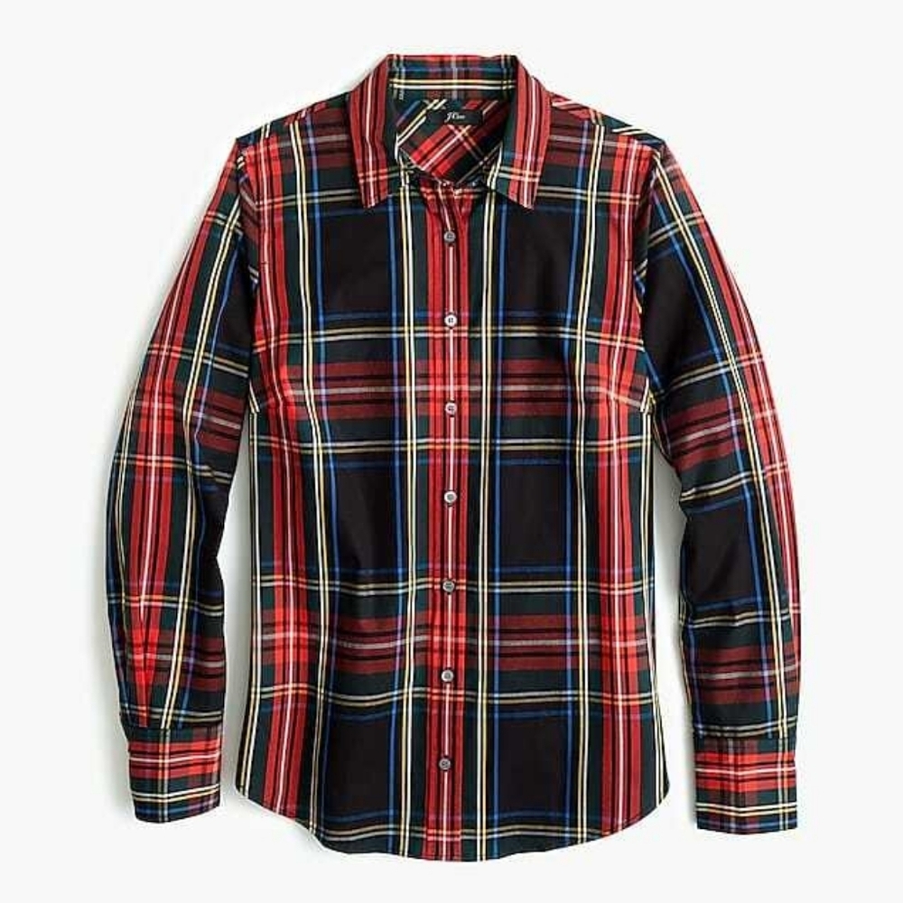 J. Crew Slim Stretch Stewart Tartan Shirt
